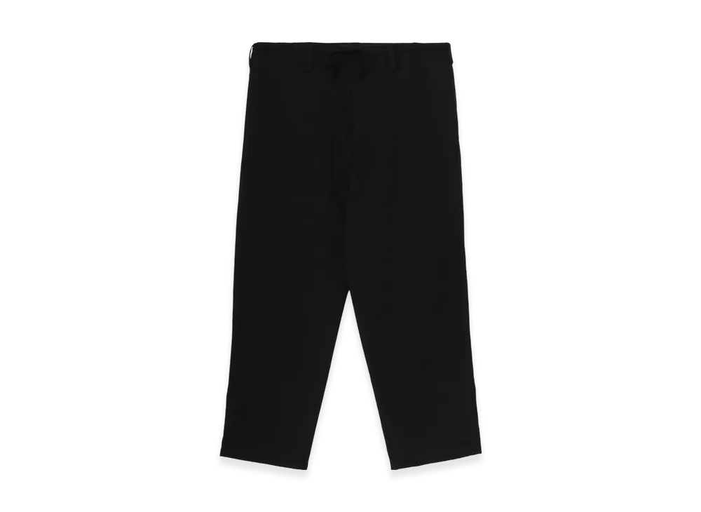 Yohji Yamamoto POUR HOMME Regulation Gabardine Standard String Pants "Black"