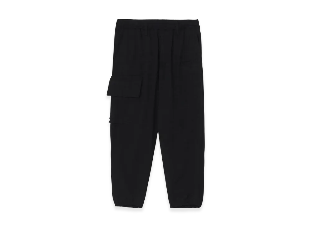 Yohji Yamamoto POUR HOMME Regulation Cellulose Gabardine Rib Flappocket Pants "Black"