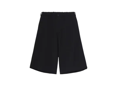 Yohji Yamamoto POUR HOMME Cotton Smith Cut-Off Pants "Black"