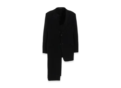 Yohji Yamamoto POUR HOMME Ta Tuxedo Attachable Collar Jacket "Black"