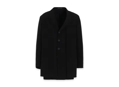 Yohji Yamamoto POUR HOMME Ta Tuxedo Button Detail Jacket "Black"
