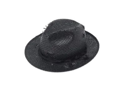 Yohji Yamamoto POUR HOMME Paper Hat Body Folding Hat B "Black"