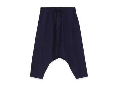 Yohji Yamamoto POUR HOMME Indigo Dyeing Cotton Linen Sarouel Pants "Navy"