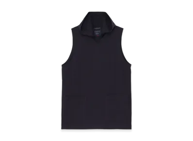 Yohji Yamamoto POUR HOMME Regulation Jersey Hooded Vest "Navy"