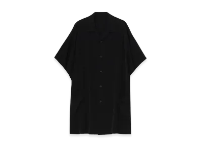 Yohji Yamamoto POUR HOMME Ta Tuxedo Out Pocket Short Sleeve Blouse "Black"