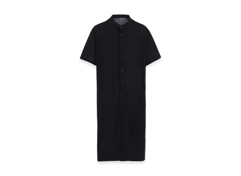 Yohji Yamamoto POUR HOMME C/Ny Pt Jersey D Printed Vest "Black"