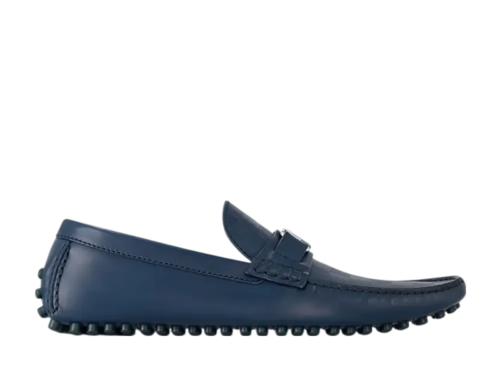 ルイヴィトン ホッケンハイム モカシン "ネイビーブルー"