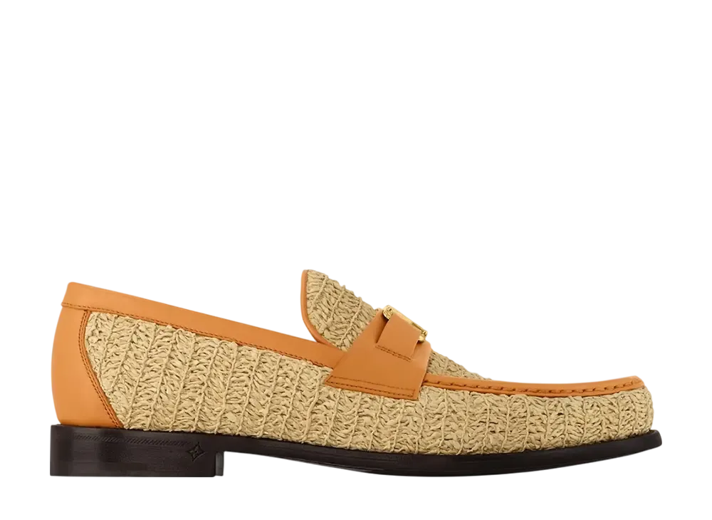 ルイヴィトン メジャー ローファー "ベージュ"