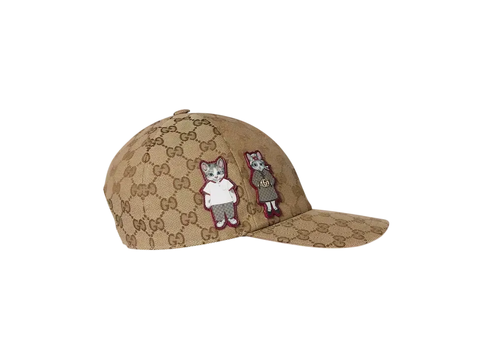 グッチ x ヒグチユウコ GGキャンバス ベースボールキャップ GG