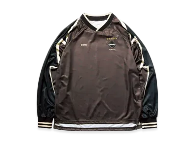 F.C.Real Bristol L/S Oversized Game Shirt "Brown"