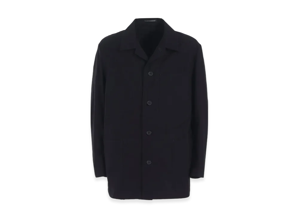 Yohji Yamamoto POUR HOMME Wide Twill Shrinkage 5Pk Jacket "Black"