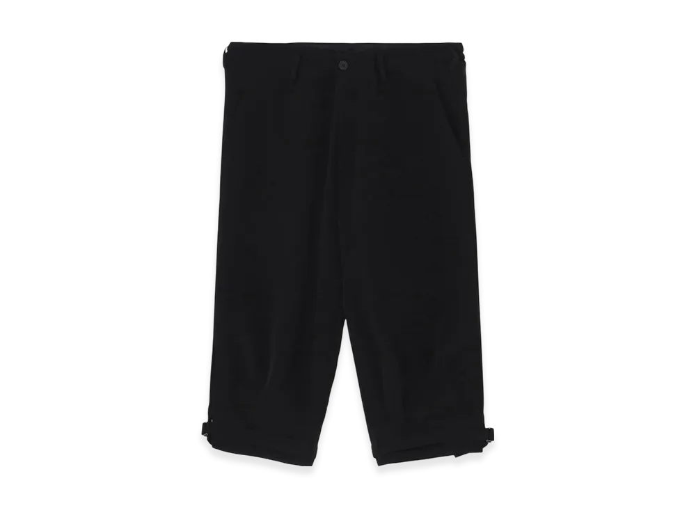 Yohji Yamamoto POUR HOMME Ta Tuxedo Belted Hem Cuffs Pants "Black"