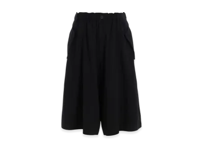 Yohji Yamamoto POUR HOMME Tufcot C/L Jersey Half Pants B "Black"