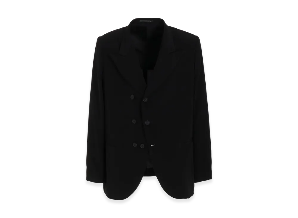 Yohji Yamamoto POUR HOMME Ta Tuxedo 6 Buttons Double Jacket "Black"