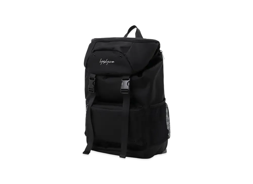 Yohji Yamamoto POUR HOMME YY Signature Nylon Backpack M "Black"
