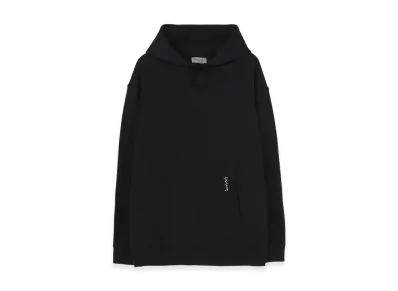 Yohji Yamamoto POUR HOMME 30/10 Fleece Pocket Signature Print Hoodie "Black"