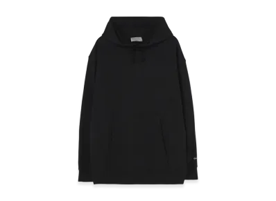 Yohji Yamamoto POUR HOMME 30/10 Fleece Cuff Signature Print Hoodie "Black"