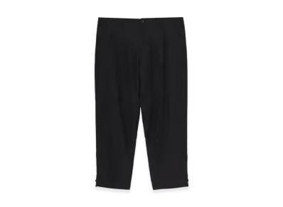Yohji Yamamoto POUR HOMME Ry/Ny/Cu Lawn Belt Hem Pants "Black"
