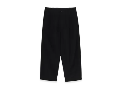 Yohji Yamamoto POUR HOMME Wide Twill Side Tape Pants "Black"