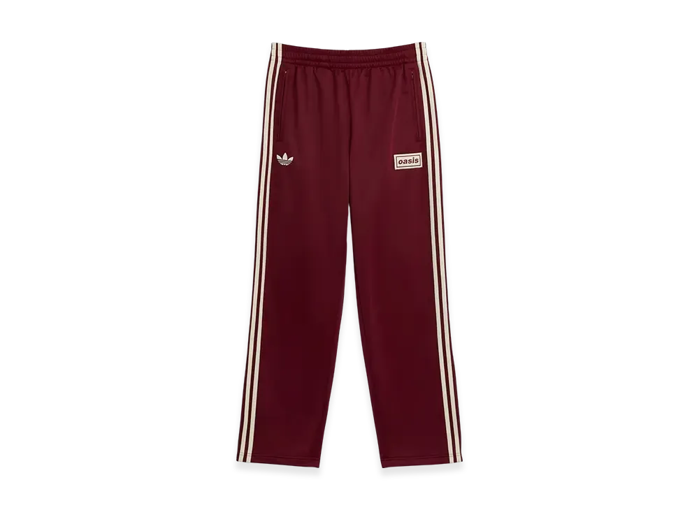 adidas x Oasis Tour Firebird Track Pants "Noble Maroon"