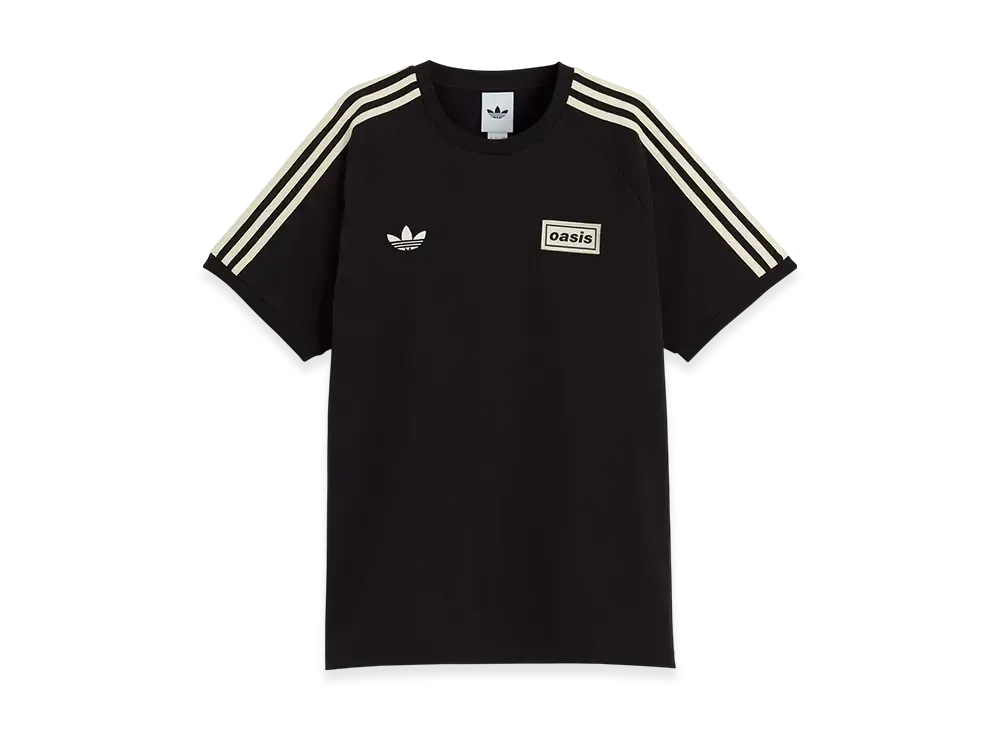 adidas x Oasis Tour 3-Stripes T-Shirt "Black"