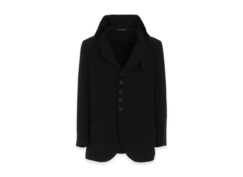 Yohji Yamamoto POUR HOMME Ta Tuxedo Hooded Jacket "Black"