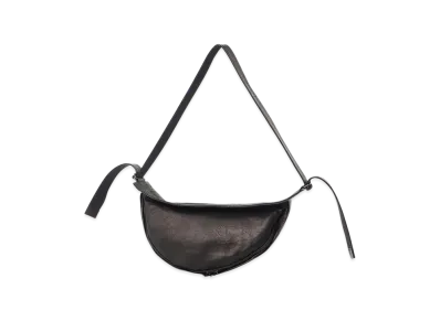 Yohji Yamamoto POUR HOMME Horse Grain Cross Body Bag "Black"