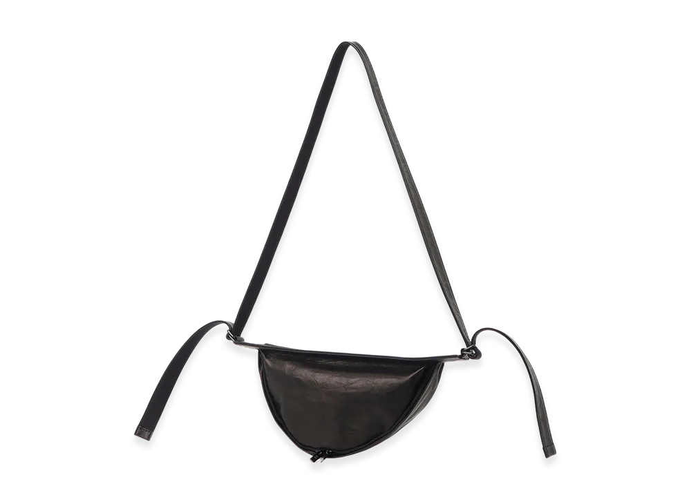 Yohji Yamamoto POUR HOMME Horse Grain Belt Bag "Black"