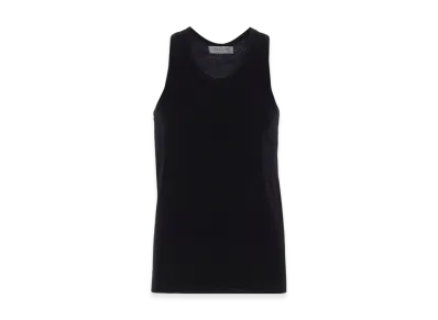 Yohji Yamamoto POUR HOMME 30/-Plain Stitch Tank Top "Black"
