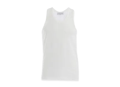 Yohji Yamamoto POUR HOMME 30/-Plain Stitch Tank Top "White"