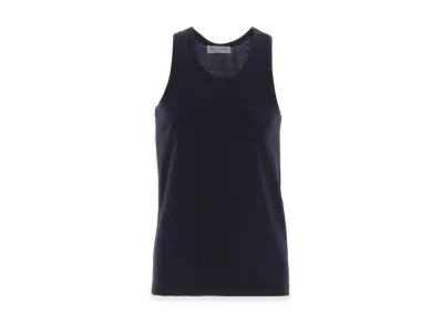 Yohji Yamamoto POUR HOMME 30/-Plain Stitch Tank Top "Navy"