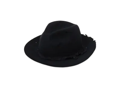 Yohji Yamamoto POUR HOMME Wool Hat Body Soft Hat "Black"