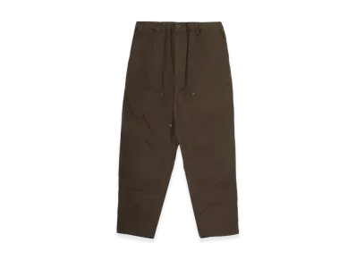Yohji Yamamoto POUR HOMME Bs Oxford Double Knee Work Pants "Dark Brown"