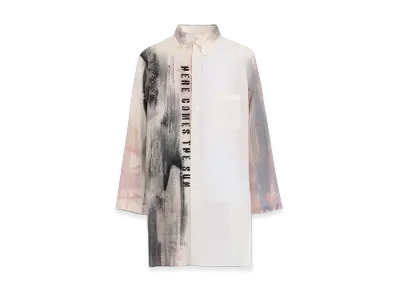 Yohji Yamamoto POUR HOMME 3 Body Pt Designed Collar Shirt "Off White"