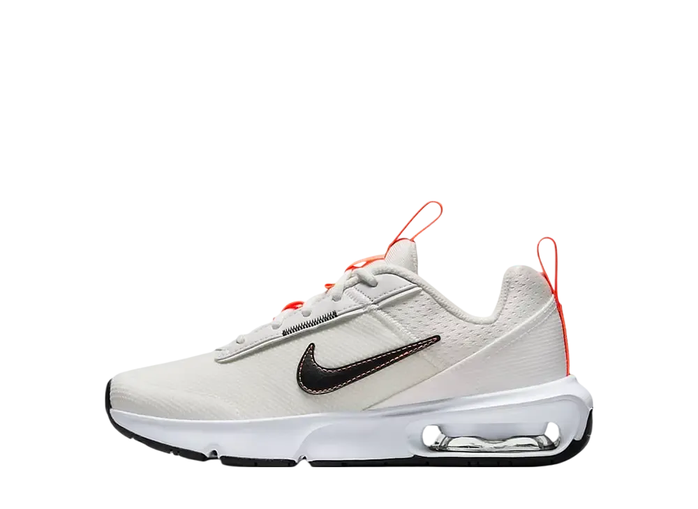 ナイキ GS エアマックス インターロック ライト "サミットホワイト/ハイパーオレンジ/ホワイト/ブラック" (キッズ)
