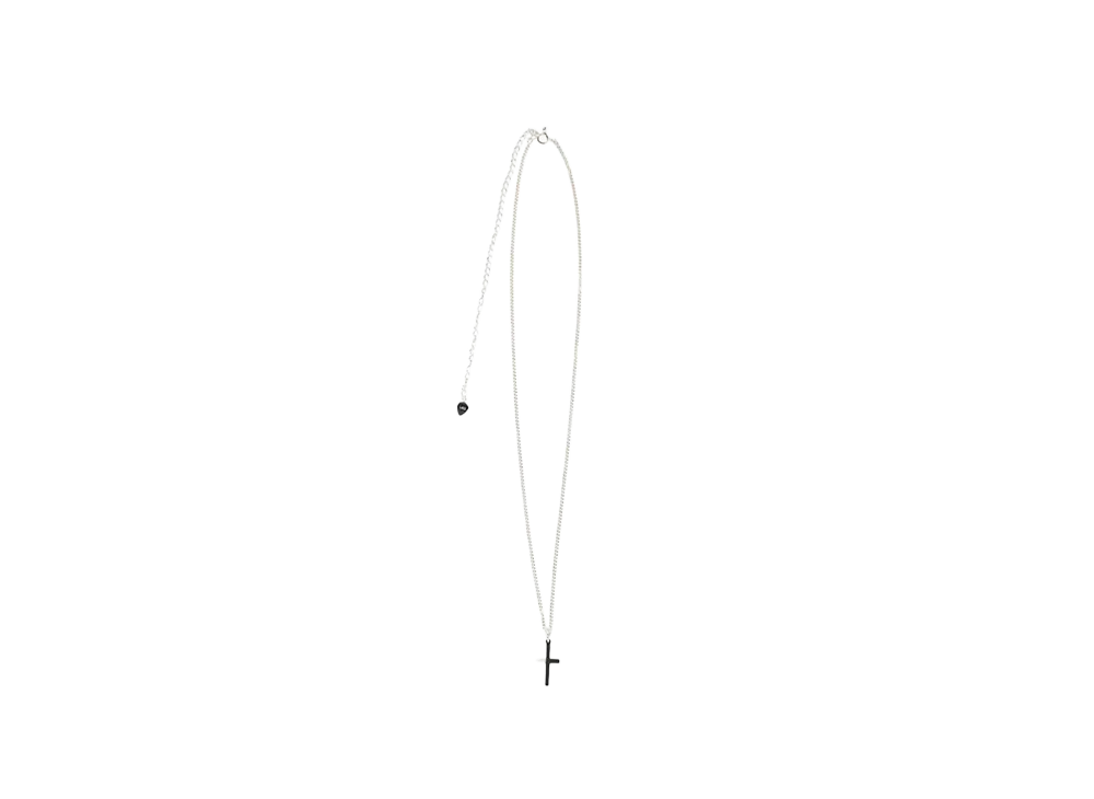 LAD MUSICIAN CROSS NECKLACE "SILVER"