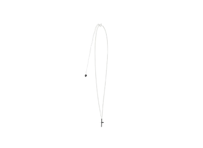 LAD MUSICIAN CROSS NECKLACE "SILVER"