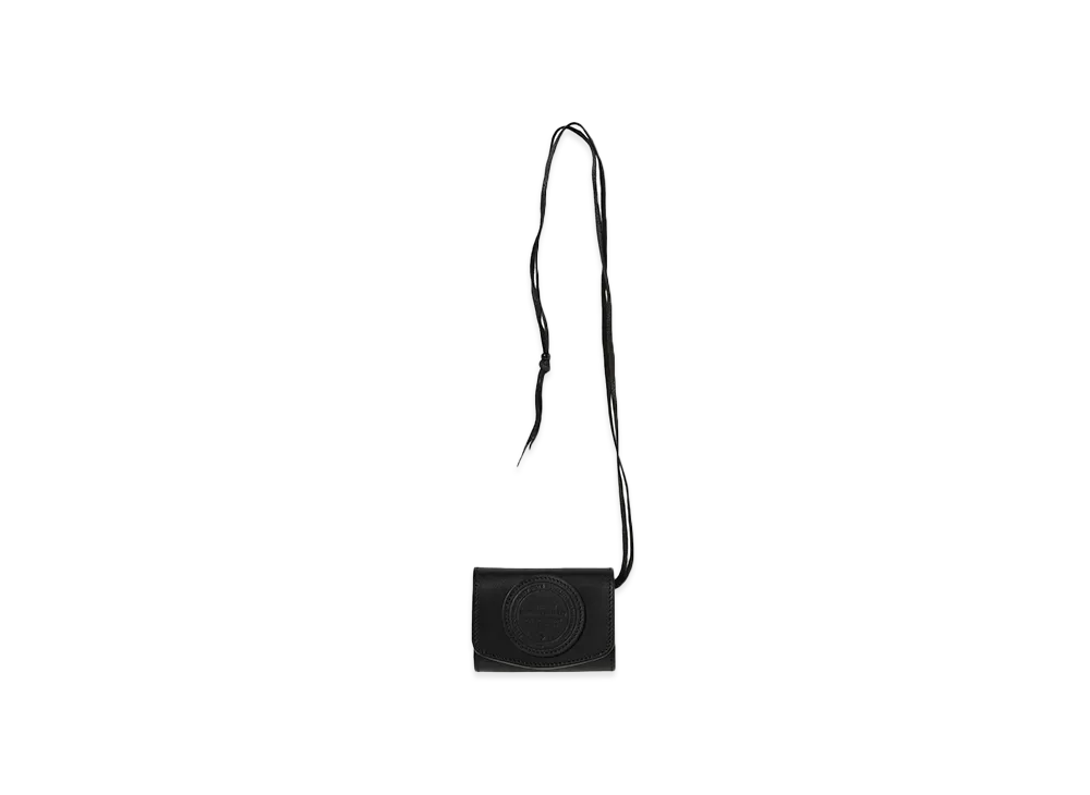 RATS LEATHER MINI WALLET "BLACK"