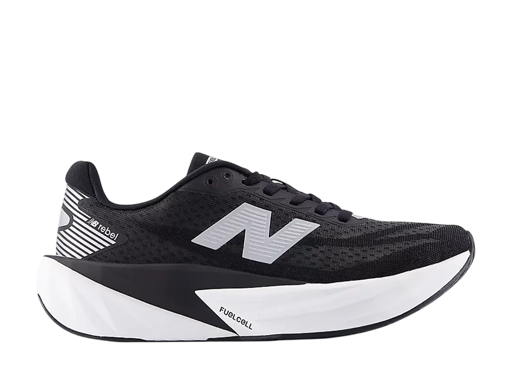 New Balance Women's FuelCell Rebel V5 "Black/White/Silver Metallic"