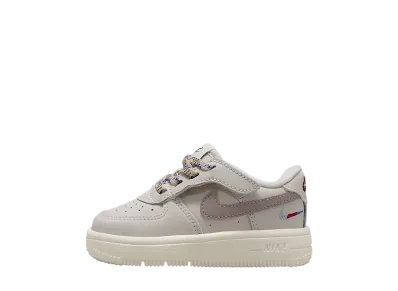 Nike TD Air Force 1 Low LV8 EasyOn "Light Orewood Brown/Burgundy Crush/Comet Blue/Malt"