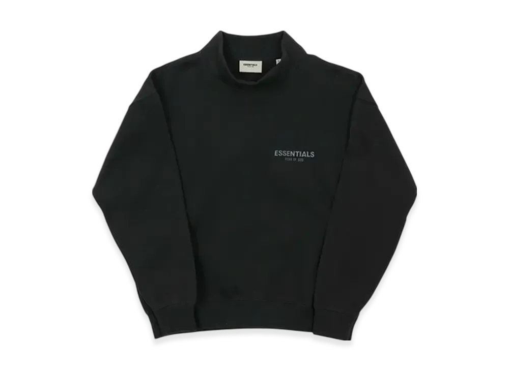 FEAR OF GOD Essentials Mock Neck Sweat "Black"