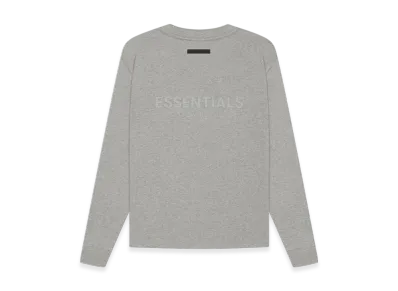 FEAR OF GOD Fear Of God Essentials Long Sleeve T-Shirt "Dark Heather Oatmeal"