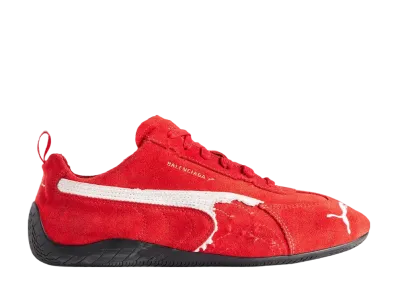バレンシアガ × プーマ スピードキャット スウェード "レッド/ホワイト/ブラック"