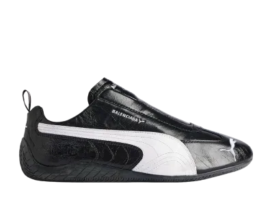 バレンシアガ × プーマ スピードキャット スウェード レザー "ブラック/ホワイト"