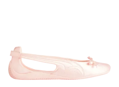 バレンシアガ × プーマ ウィメンズ スピードキャット バレエ サテン "ライトピンク"