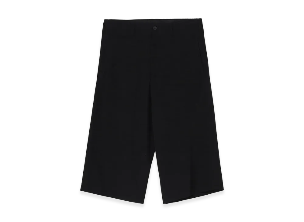 Yohji Yamamoto POUR HOMME Wool Gabardine Piping Pocket Pants "Black"