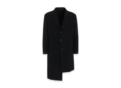 Yohji Yamamoto POUR HOMME Wool Gabardine 6 Zips Jacket "Black"