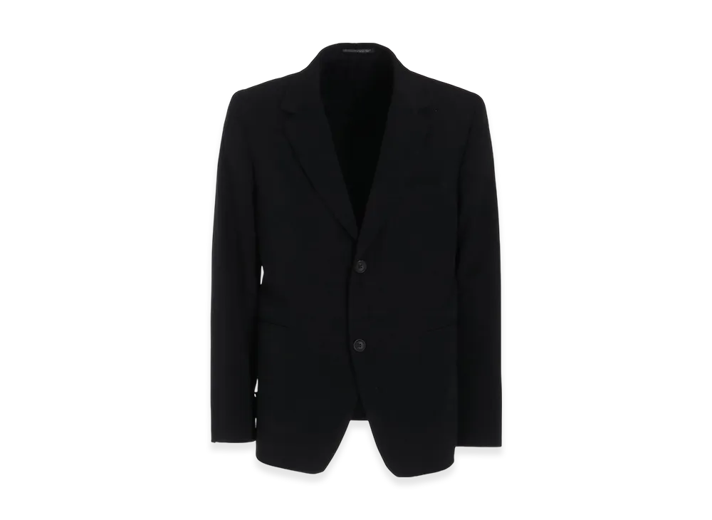 Yohji Yamamoto POUR HOMME Suit Gabardine Cdh 2Buttons Single Jacket "Black"