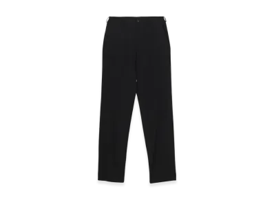 Yohji Yamamoto POUR HOMME Suit Gabardine No-Tuck Pants "Black"