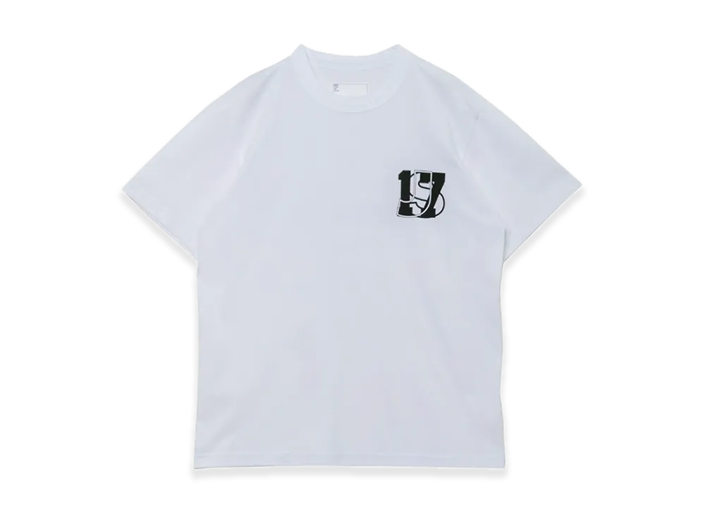 sacai x SEVENTEEN x JOOPITER Short Sleeve Tee "White"